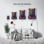 tableau_mural_animaux_colore