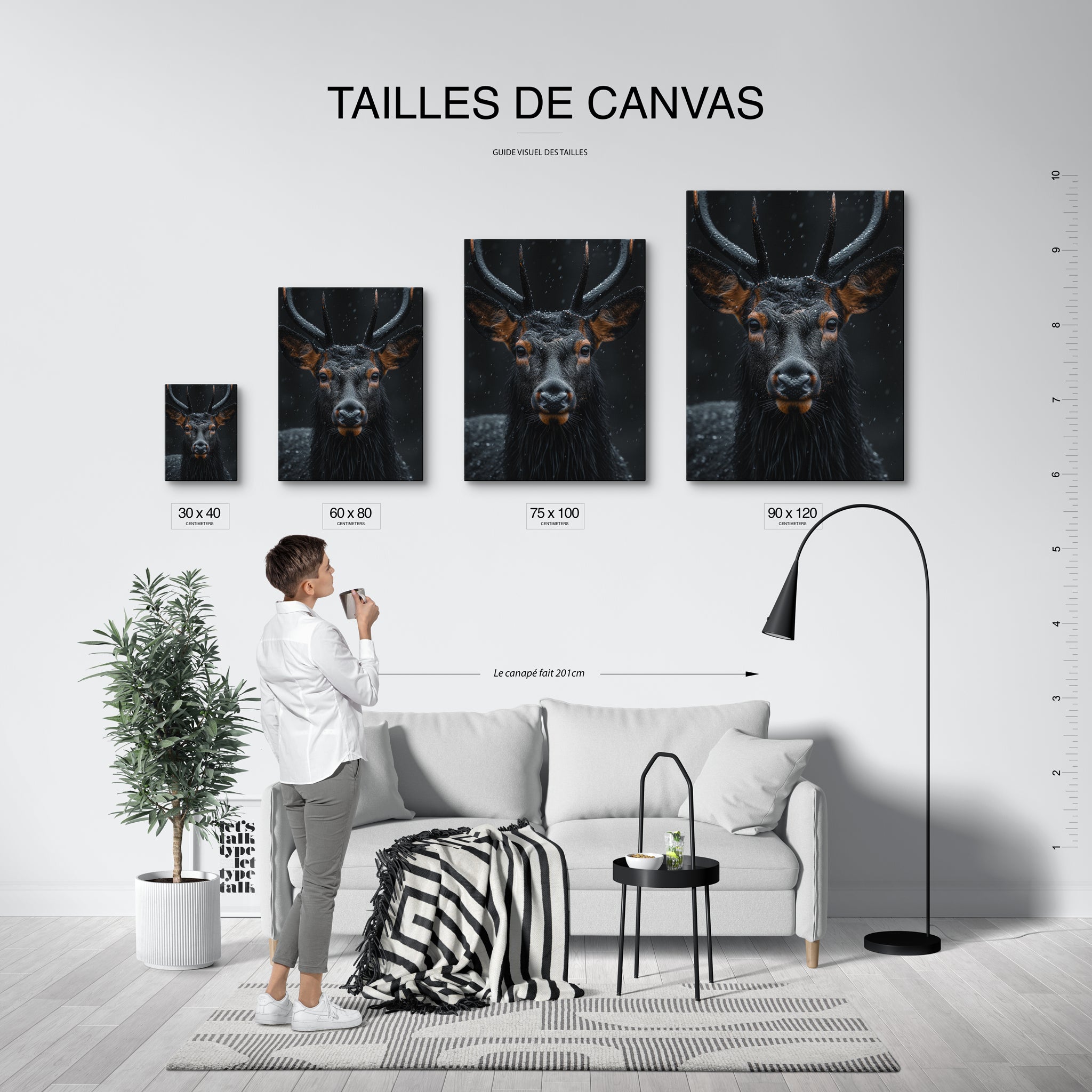 tableau_mural_animaux_de_la_foret