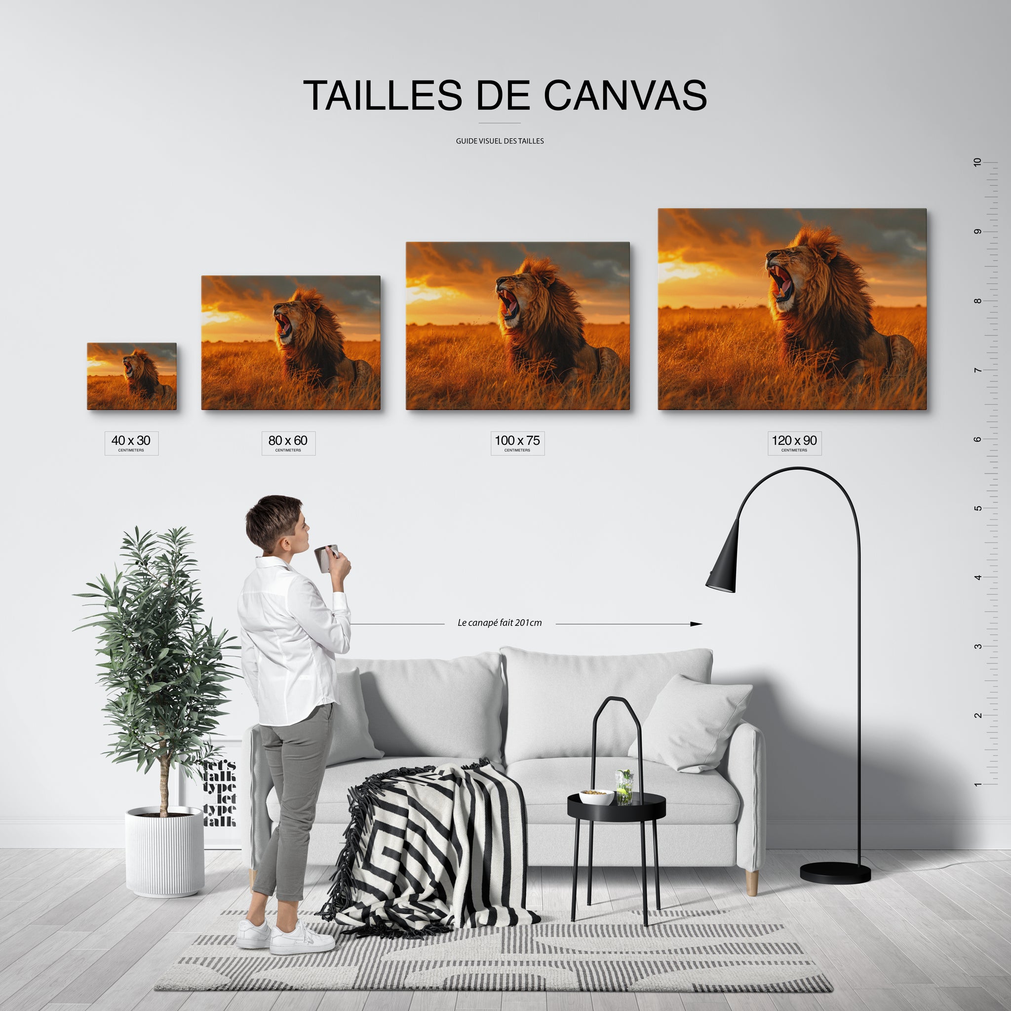tableau_deco_animaux_de_la_savane