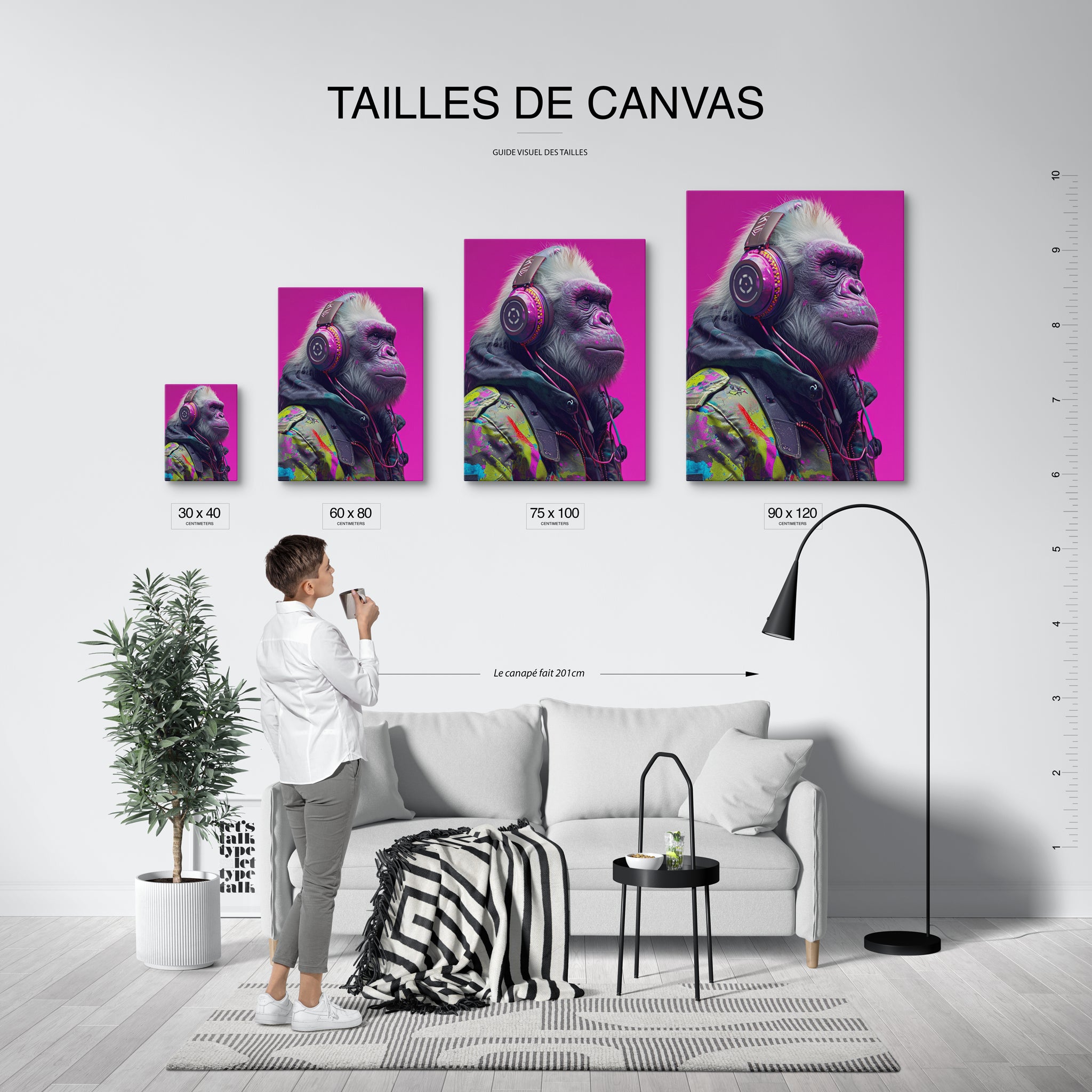 tableau_mural_animaux_humanises