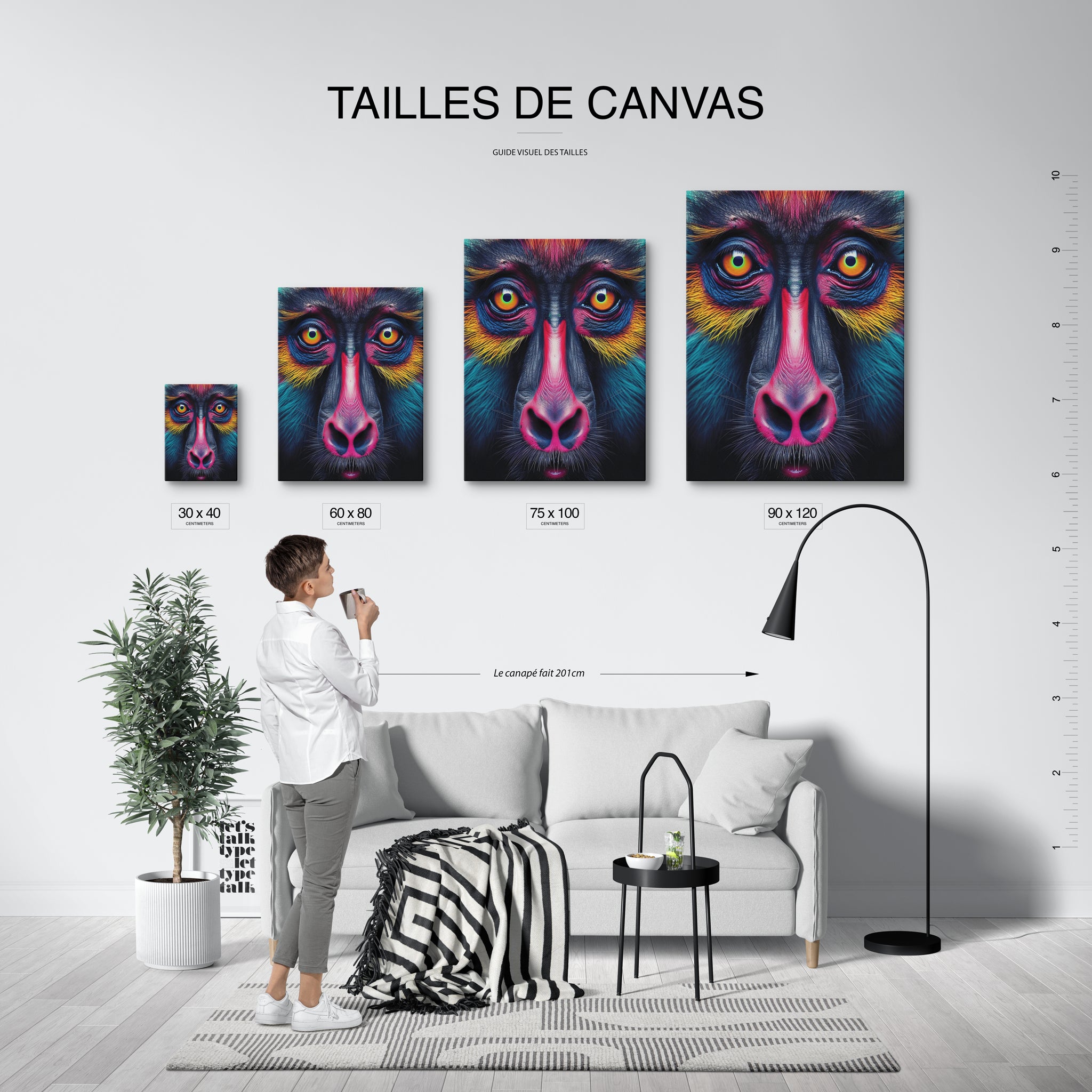 tableau_mural_animaux_original