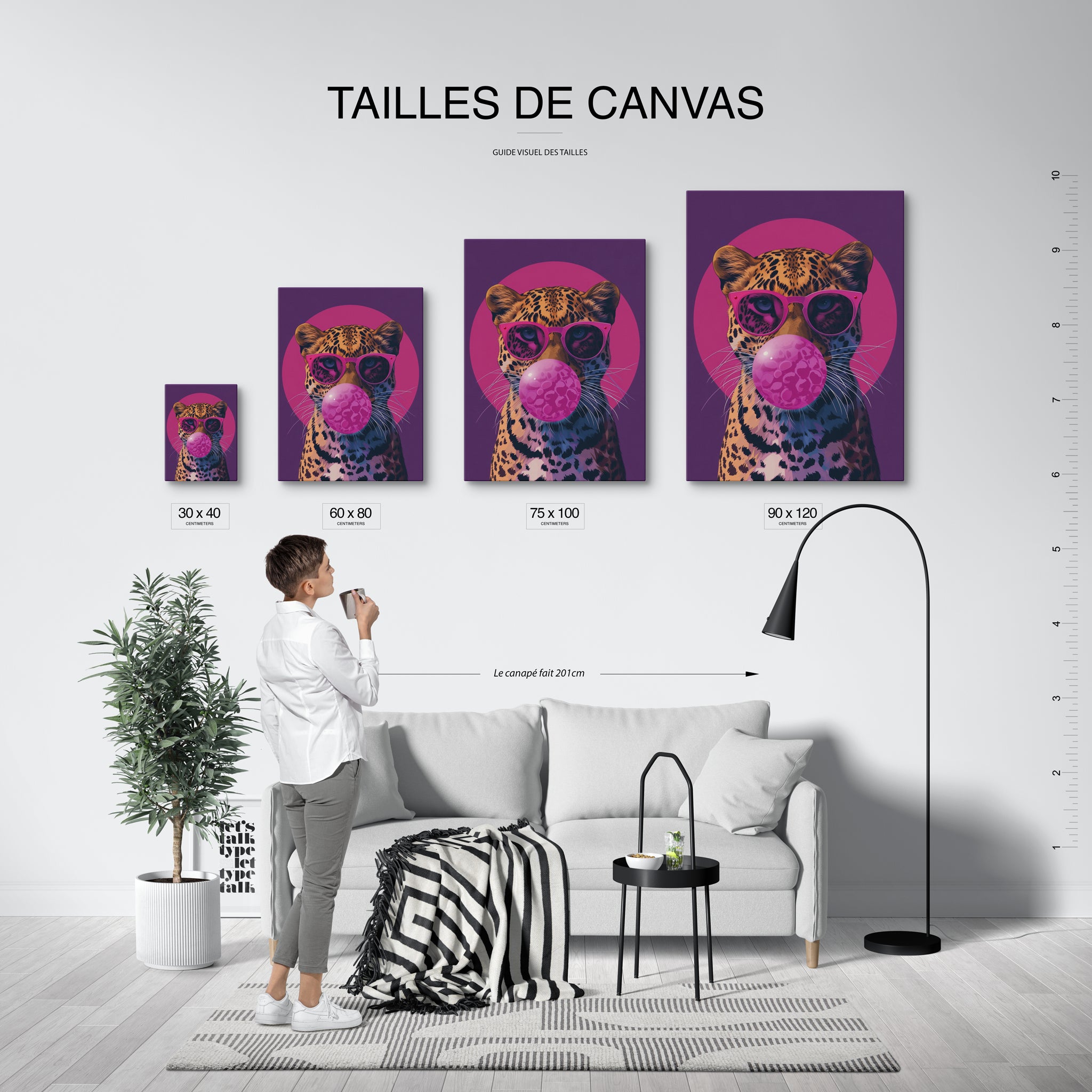 tableau_mural_animaux_pop_art