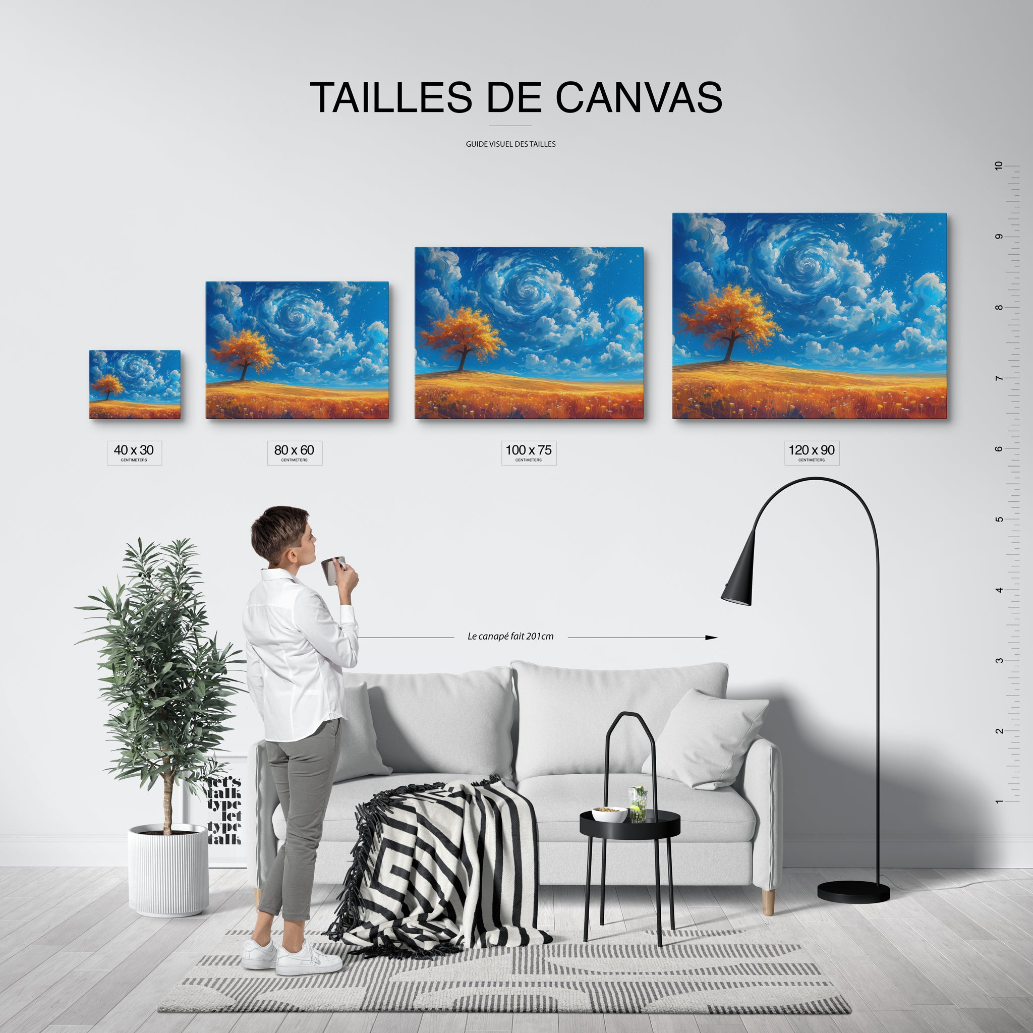 tableau_mural_arbre_de_vie_jaune