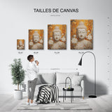 tableau_mural_bouddha_blanc