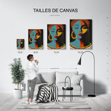 tableau_mural_femme_africaine_moderne
