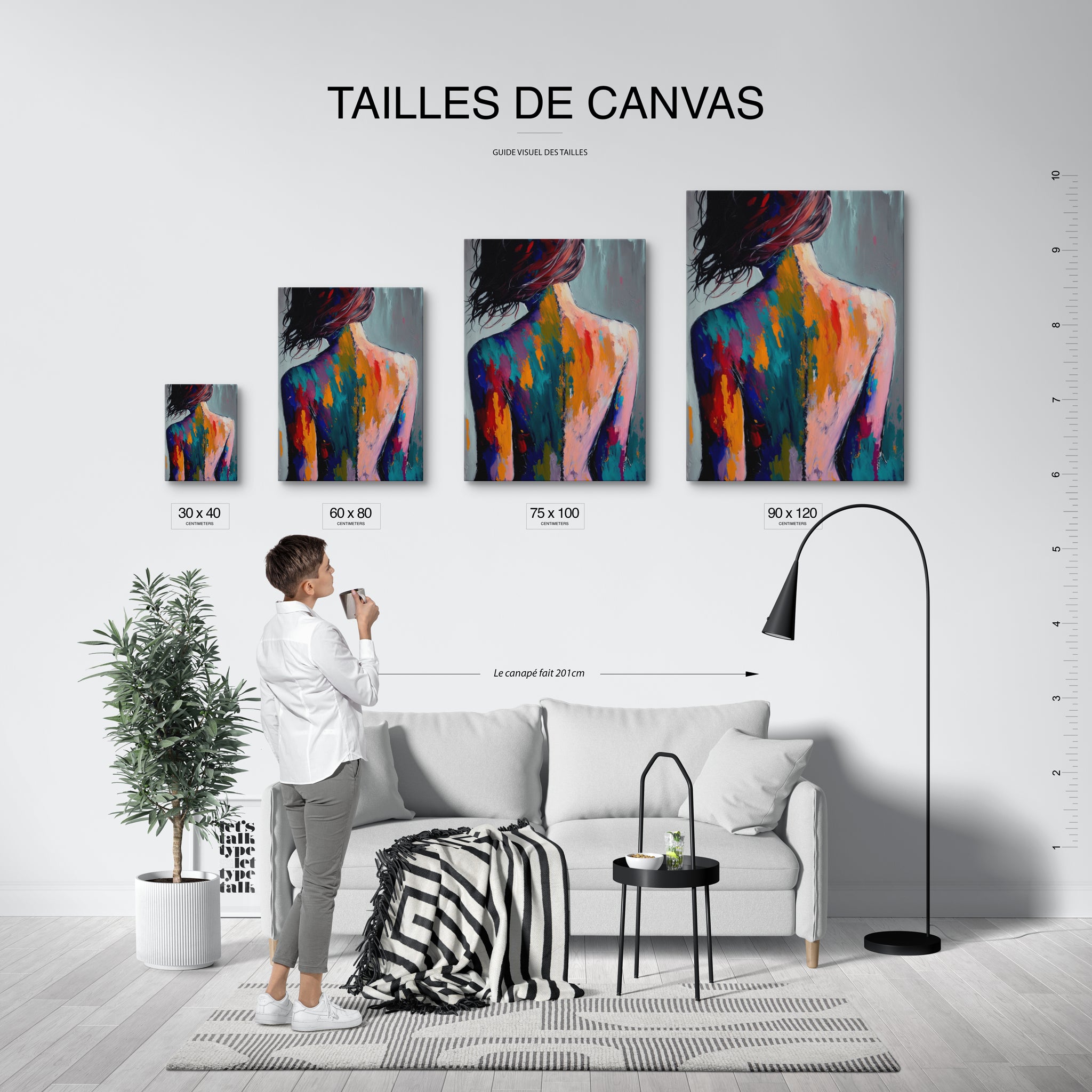 tableau_mural_femme_de_dos