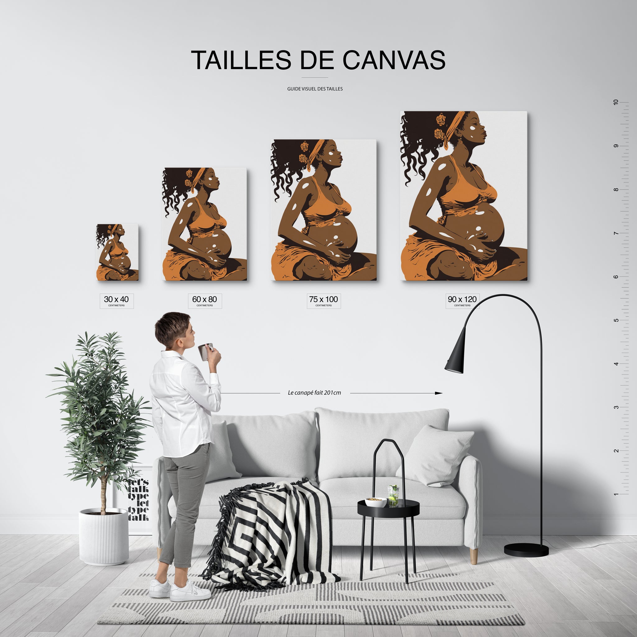 tableau_mural_femme_enceinte