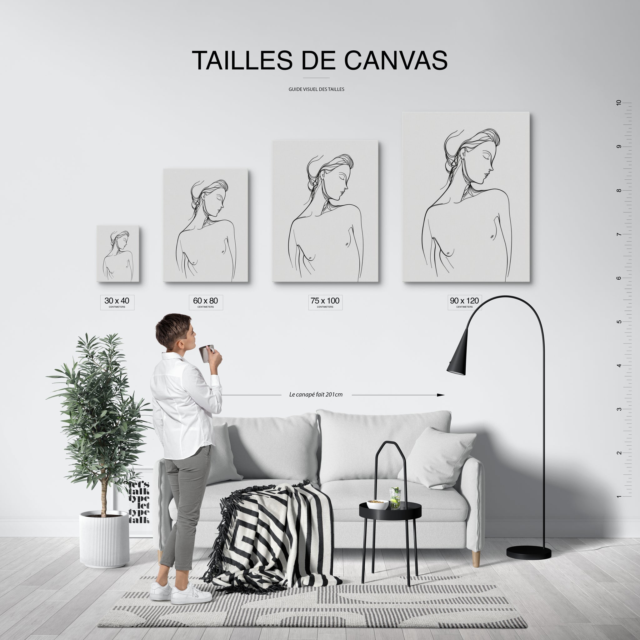 tableau_mural_femme_moderne