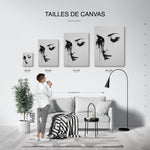 tableau_mural_femme_noir_et_blanc