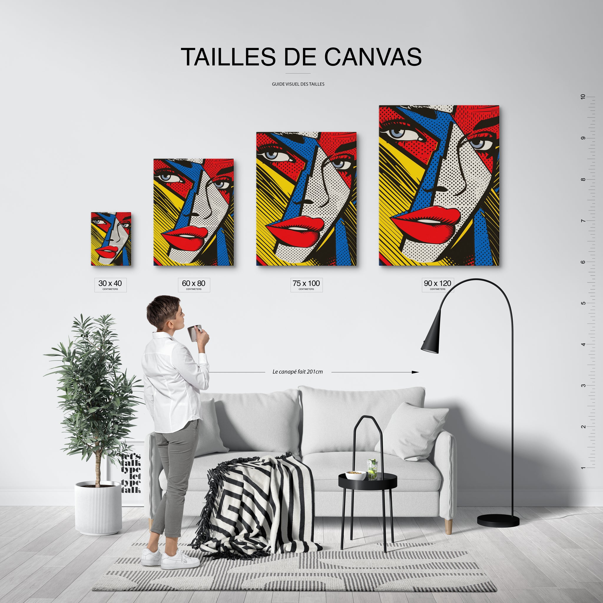 tableau_mural_pop_art_luxe