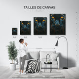 tableau_mural_visage_animaux