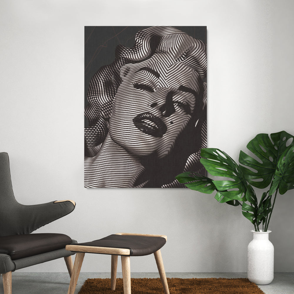 tableau_pop_art_noir_et_blanc
