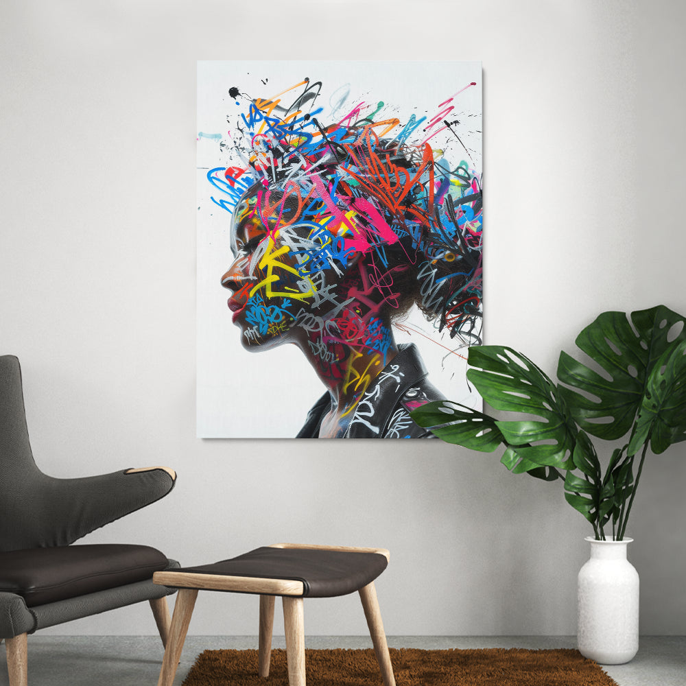 Tableau Street Art Original Unique et Authentique | IA Galerie