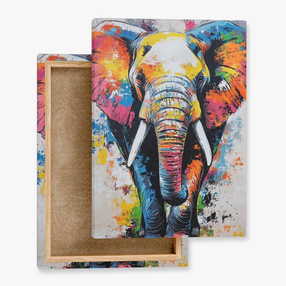 Tableau Eléphant Peinture