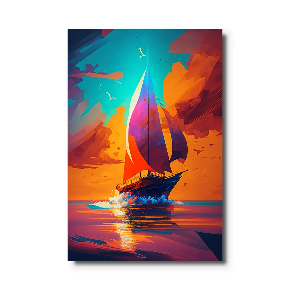 Tableau Bateau Coloré