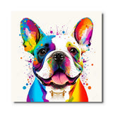 Tableau Bouledogue Coloré
