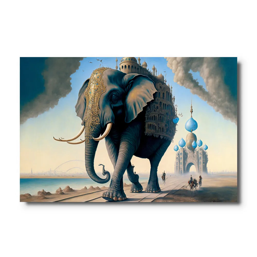 toile elephant dali