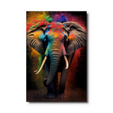 Tableau Éléphant Multicolore