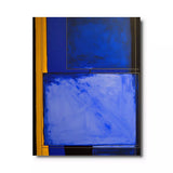 toile art abstrait bleu