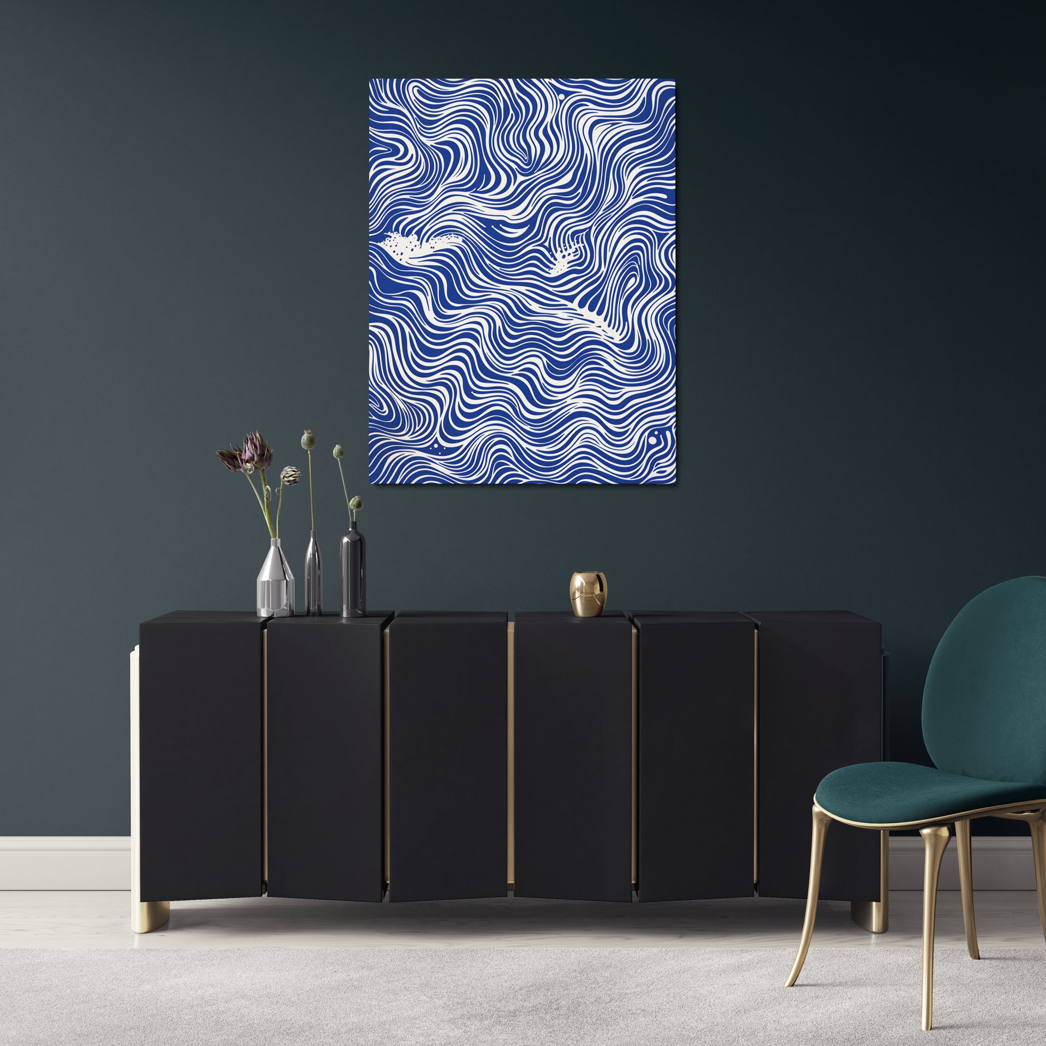 toile_decorative_abstrait_moderne_bleu