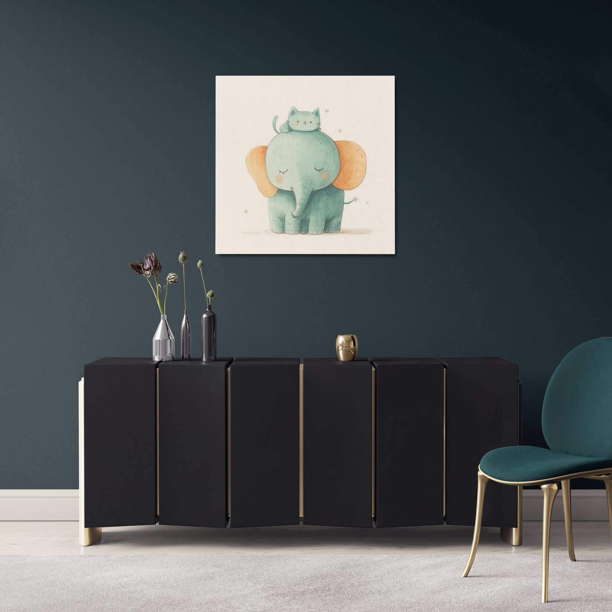 toile_decorative_animaux_chambre_bebe