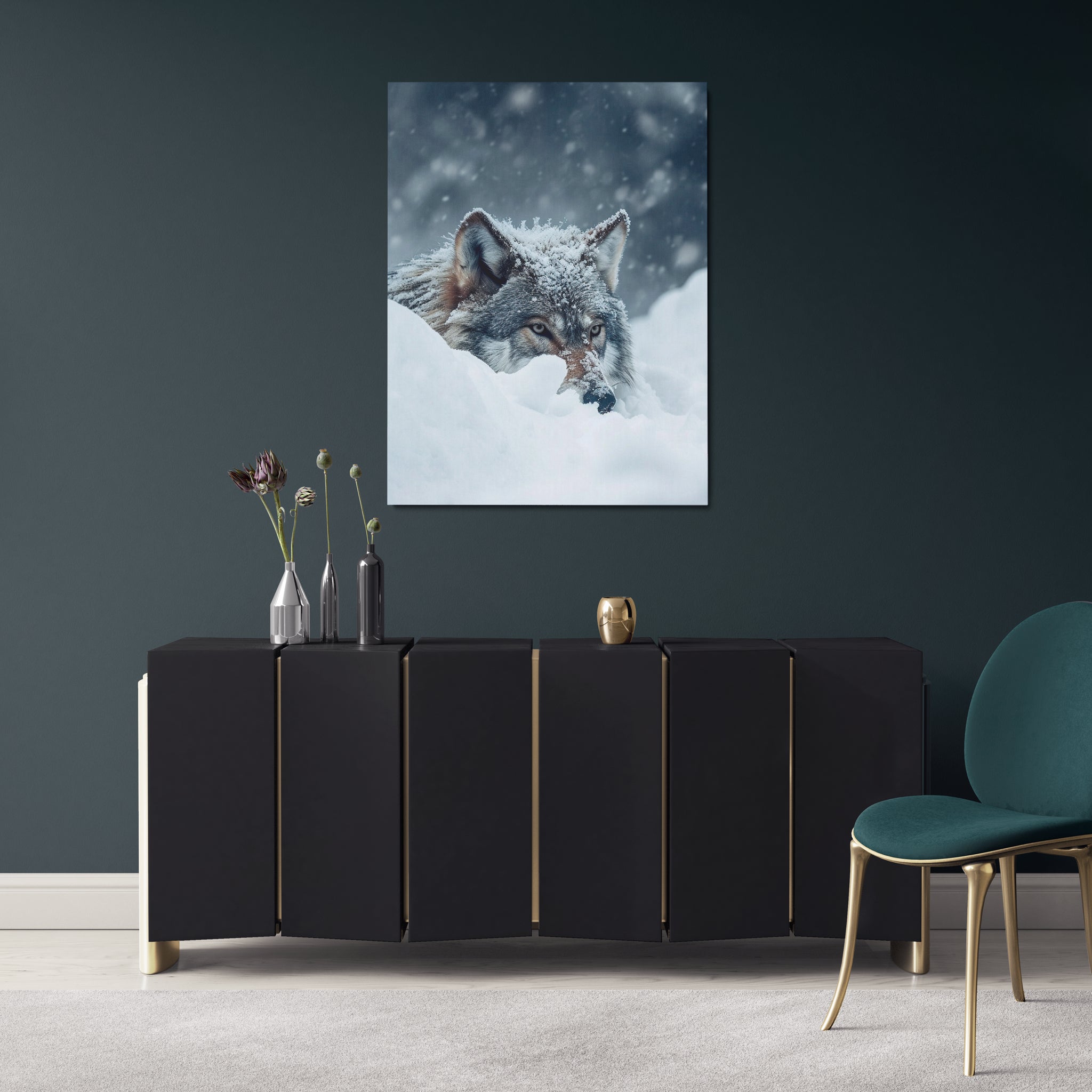 toile_decorative_animaux_dans_la_neige