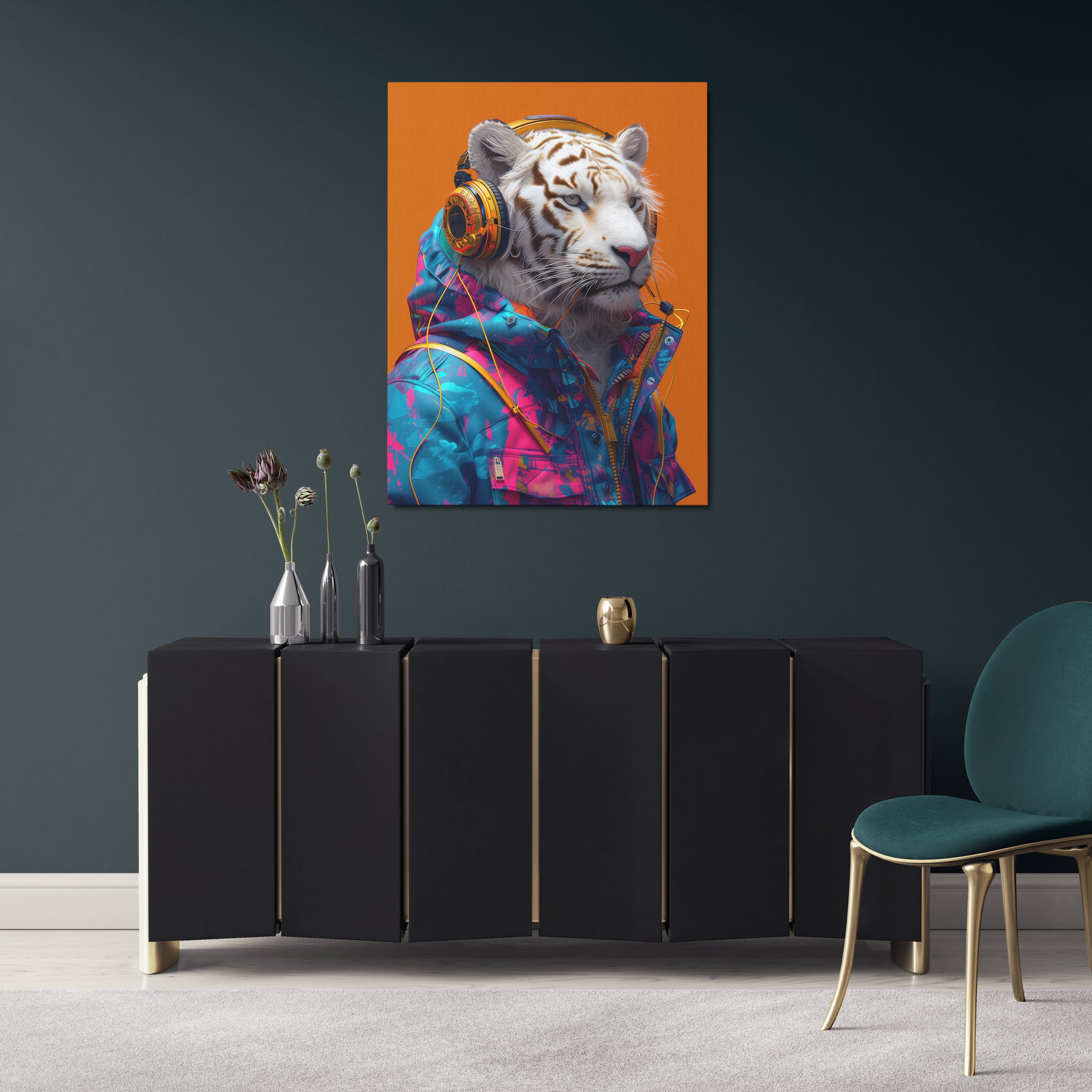 toile_decorative_animaux_habilles