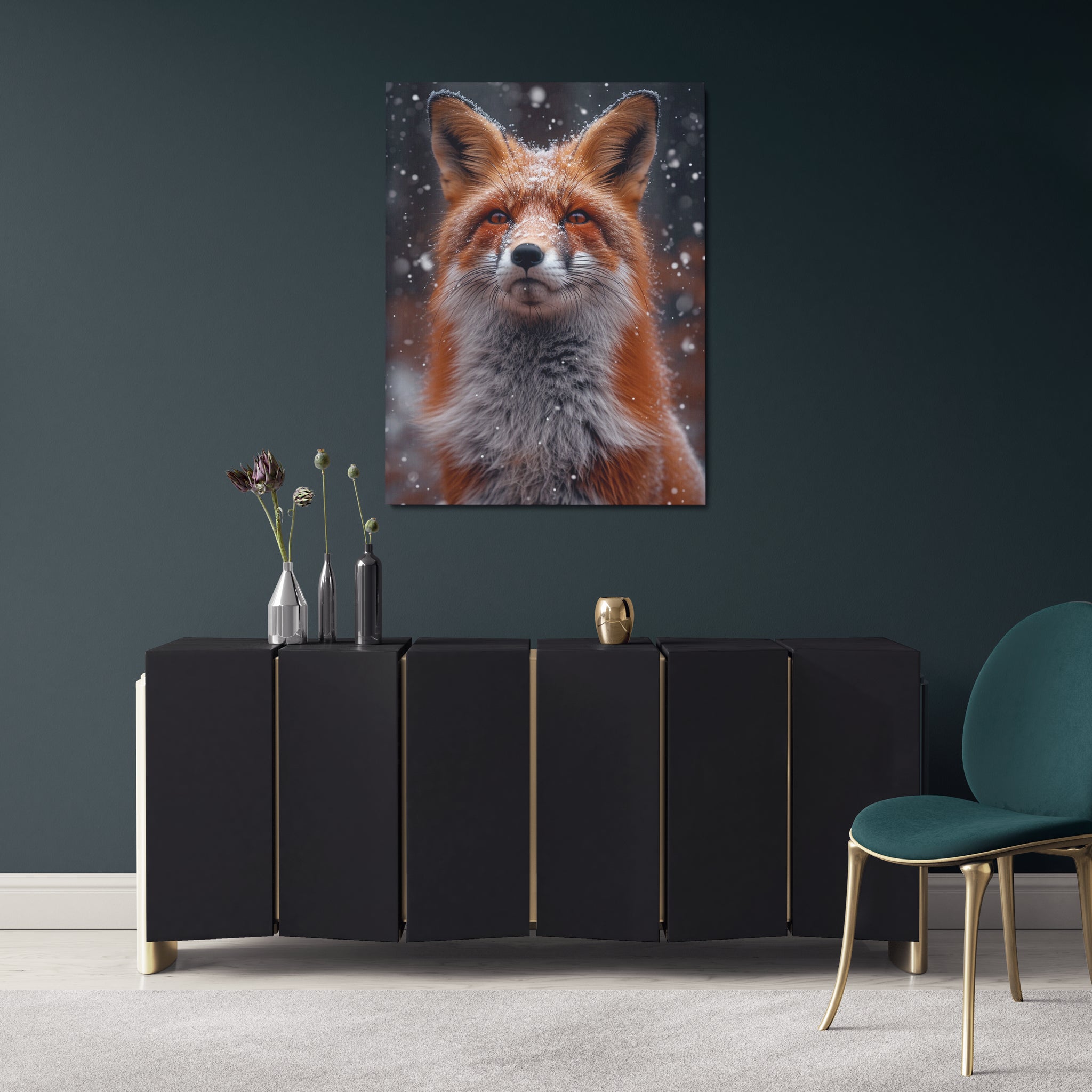 toile_decorative_animaux_hiver