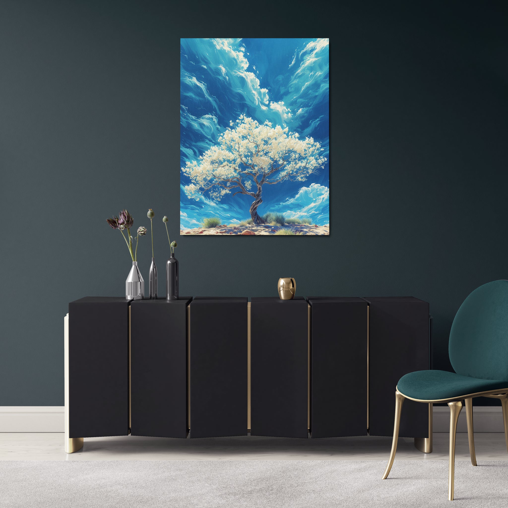 toile_decorative_arbre_de_vie_blanc