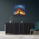 toile_decorative_arbre_de_vie_multicolore