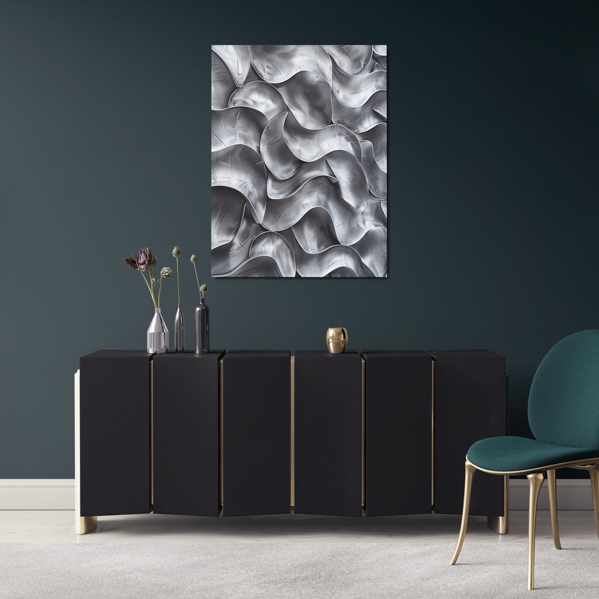 toile_decorative_argente_design
