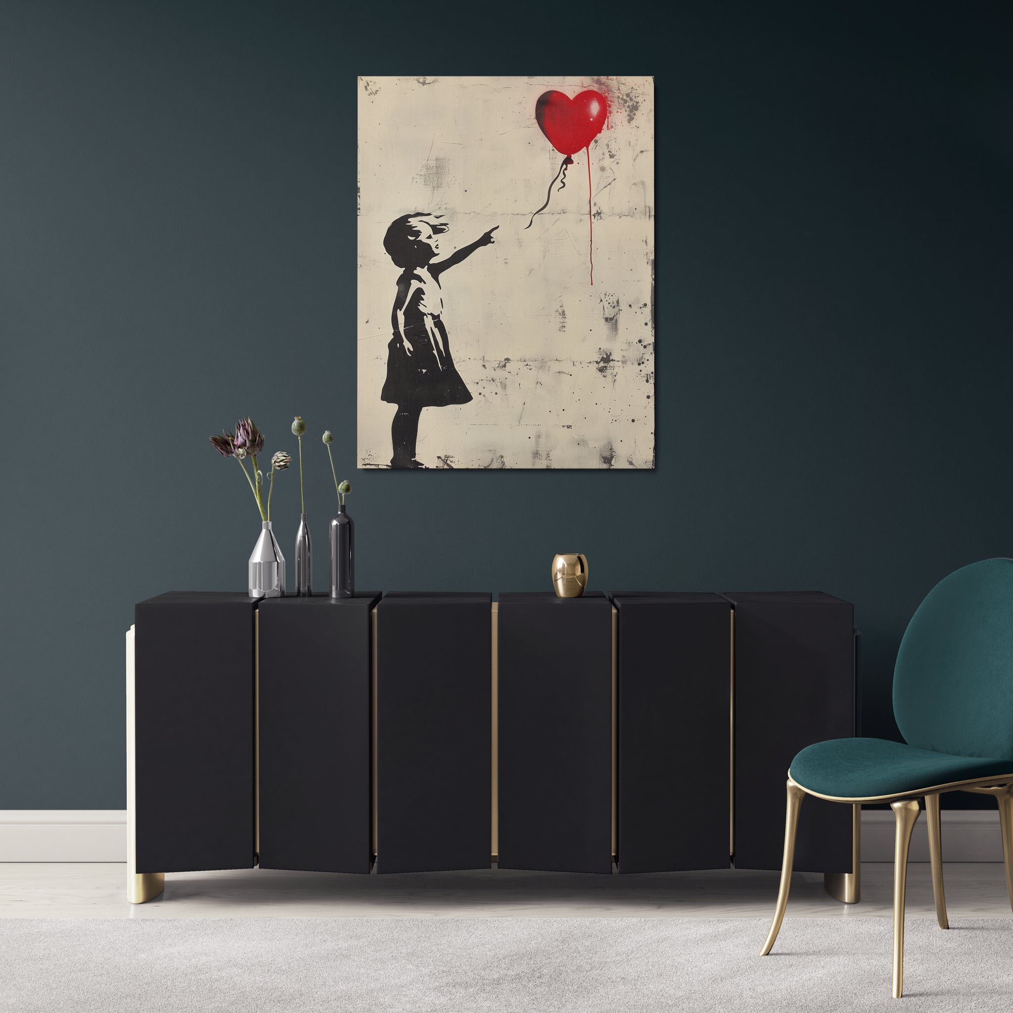 toile_decorative_banksy_fille_ballon