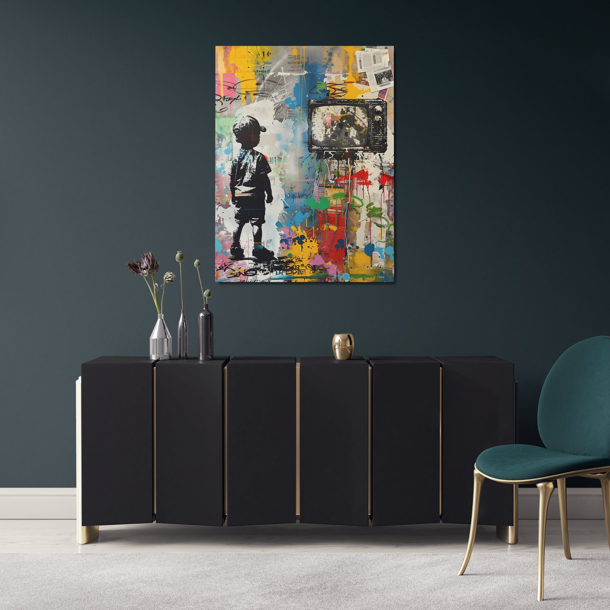 toile_decorative_banksy_pop_art