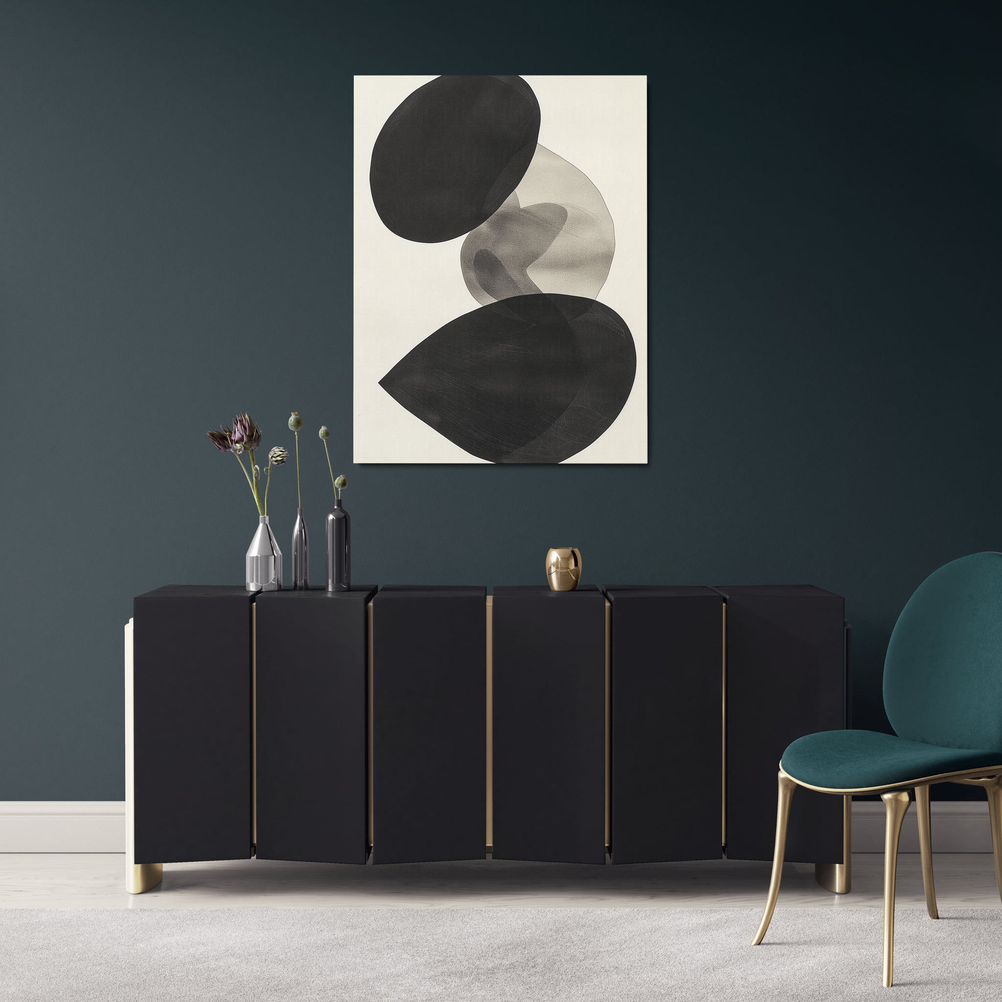 toile_decorative_design_noir_et_blanc