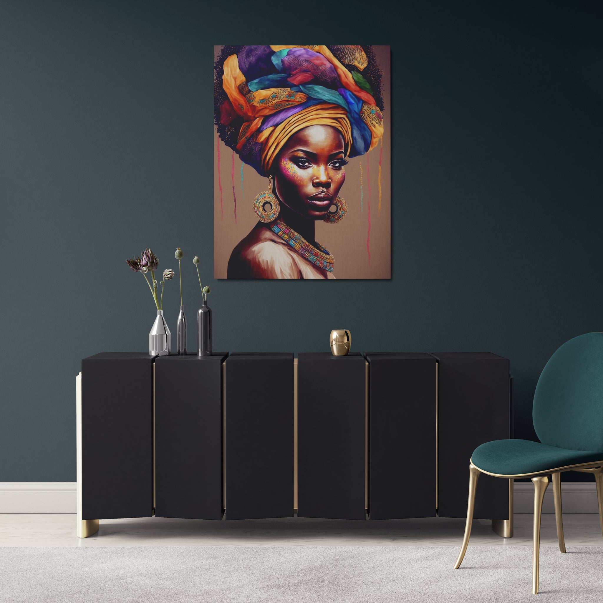 toile_decorative_femme_africaine