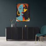 toile_decorative_femme_africaine_moderne