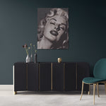 toile_decorative_pop_art_noir_et_blanc