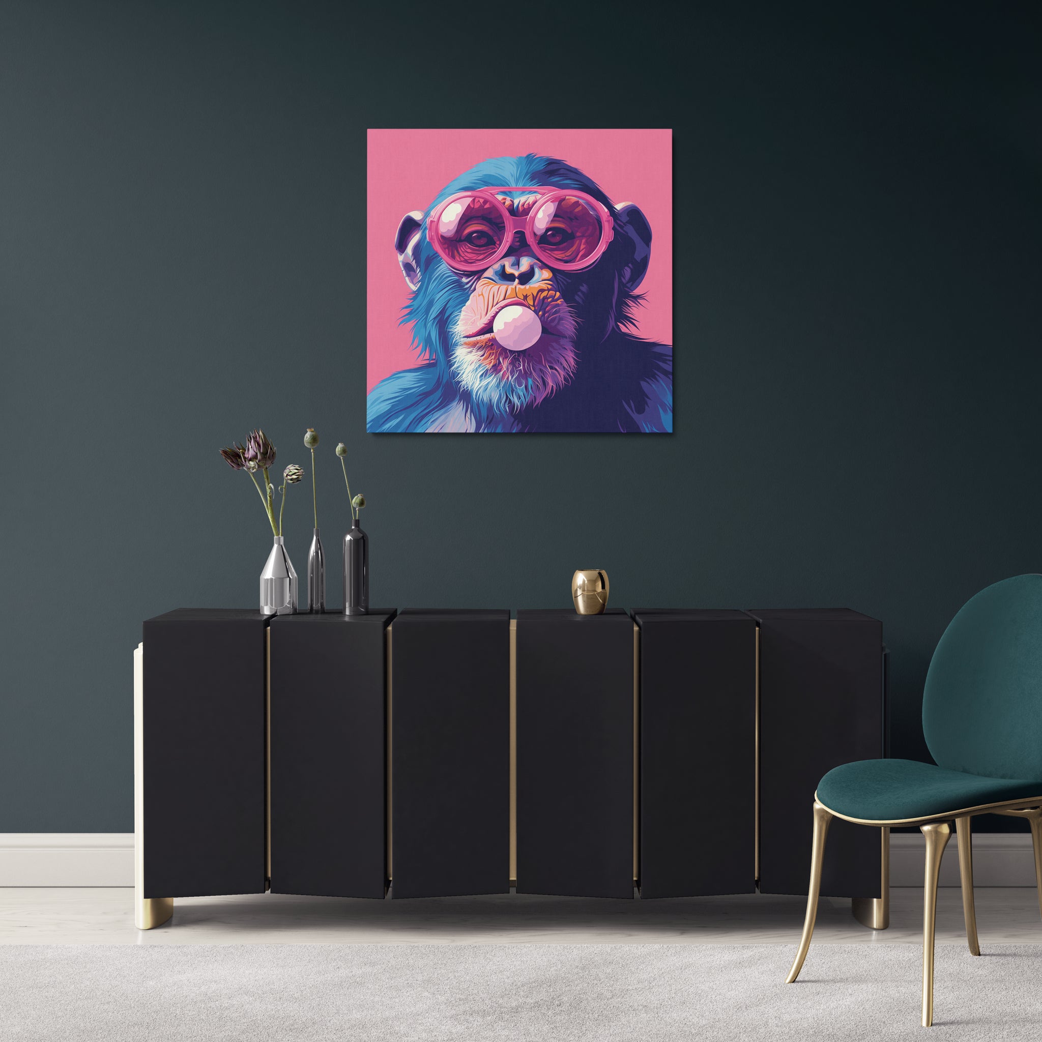 toile_decorative_pop_art_singe
