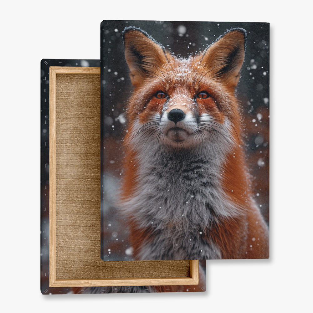 toile_imprimee_animaux_hiver