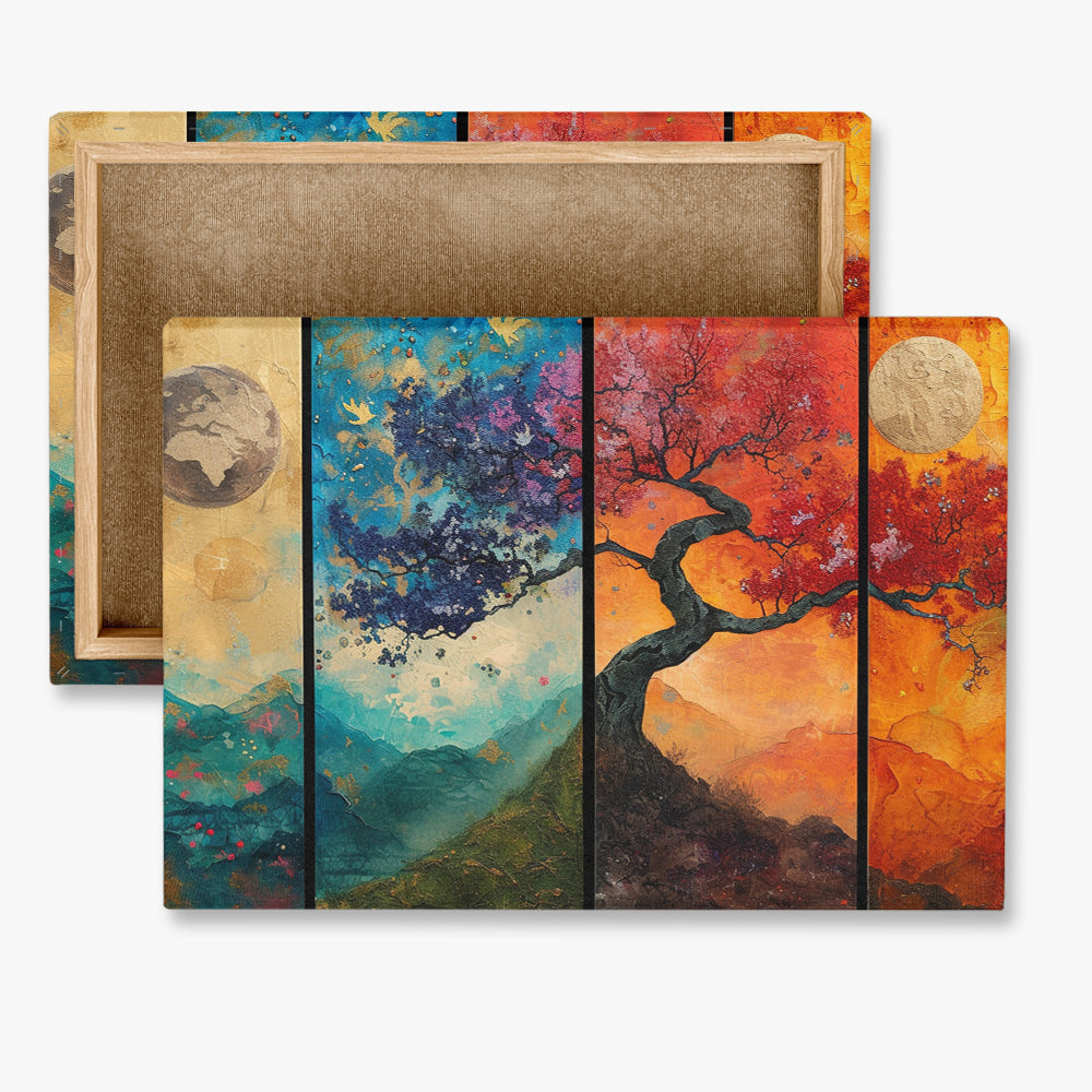 toile_imprimee_arbre_de_vie_4_saisons