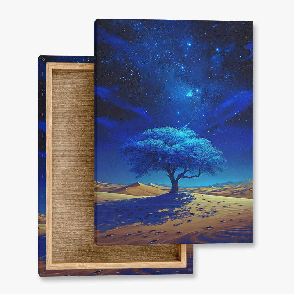 toile_imprimee_arbre_de_vie_bleu