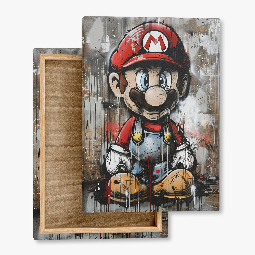 toile_imprimee_banksy_mario