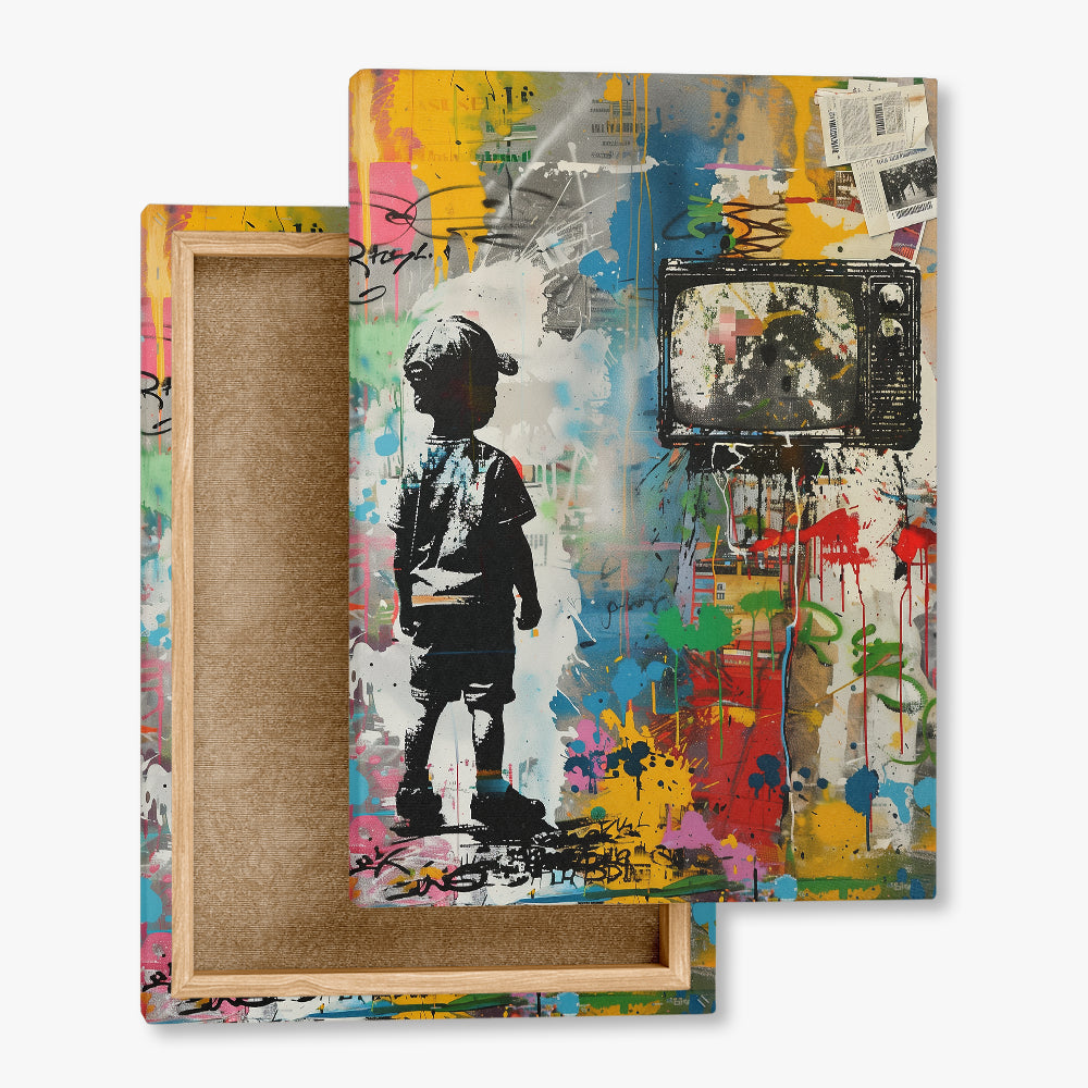 toile_imprimee_banksy_pop_art