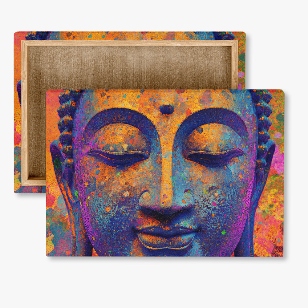 toile_imprimee_bouddha_pop_art