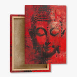 toile_imprimee_bouddha_rouge