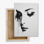 toile_imprimee_femme_noir_et_blanc