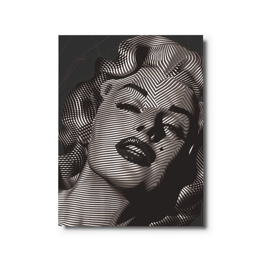 toile_pop_art_noir_et_blanc