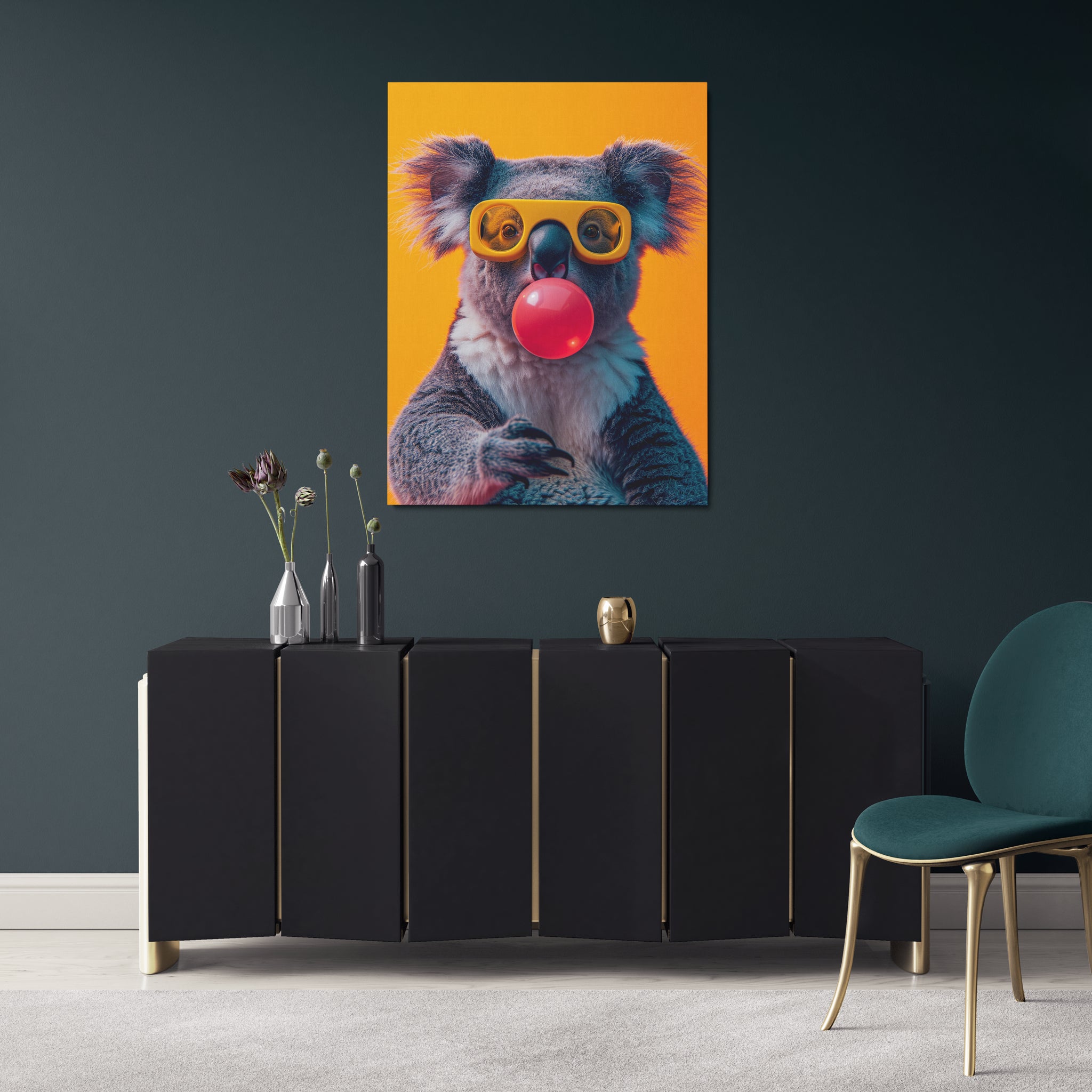 toile_decorative_d'animaux_rigolo